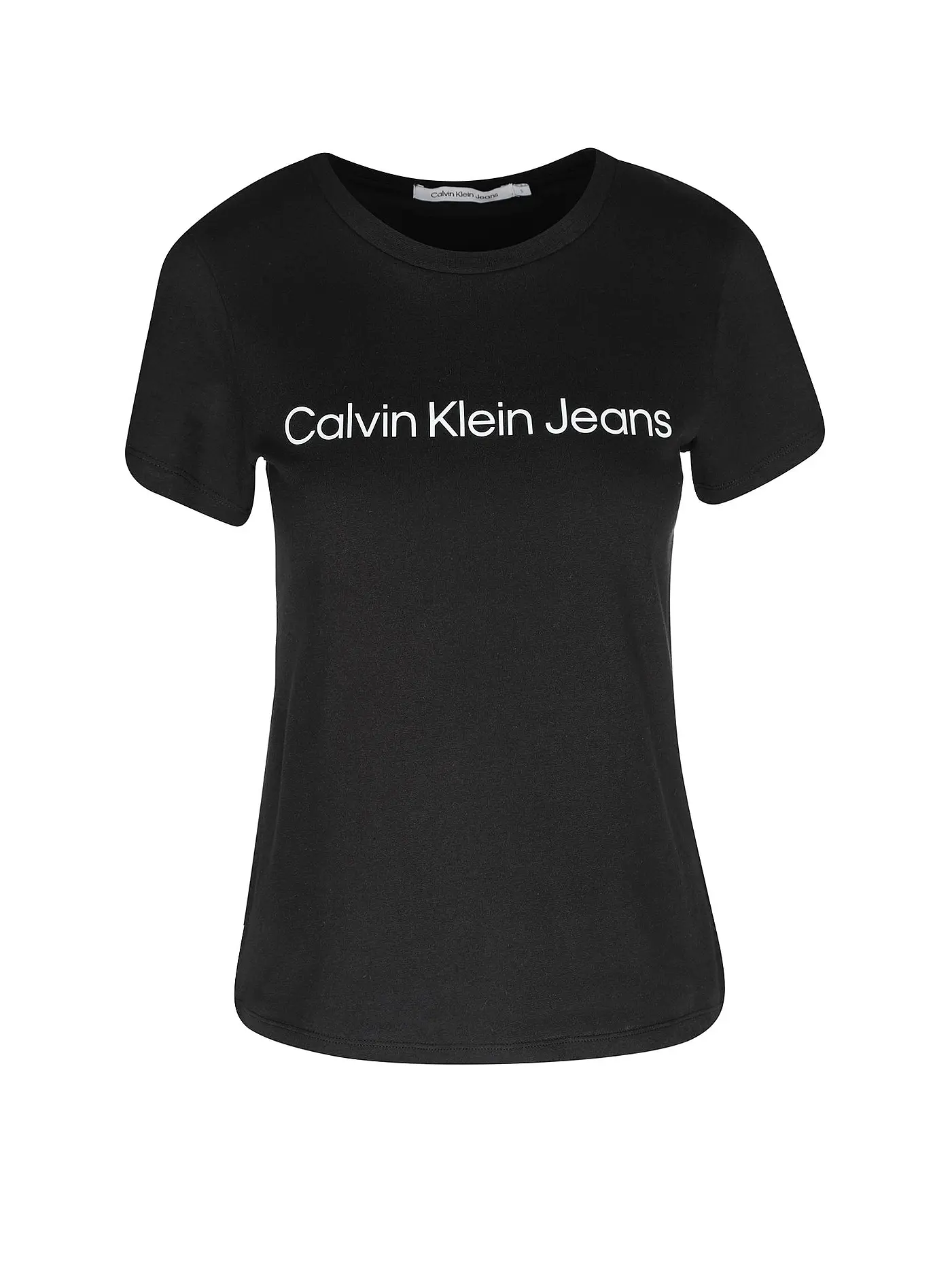 CALVIN KLEIN JEANS | T-Shirt Slim Fit CORE INSTITUTIONAL | schwarz
